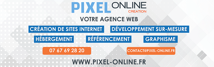 Pixel online création cover